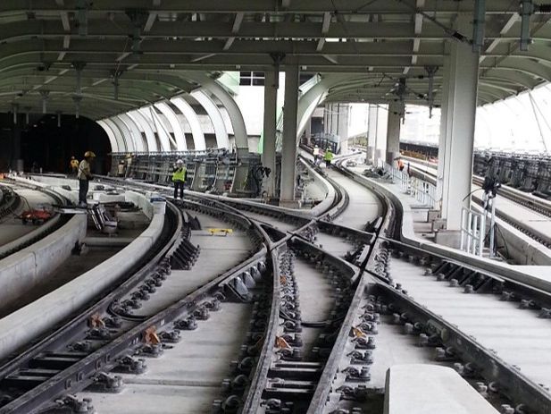 Crossing frog for tram and metro tracks – precision engineered for reliable urban rail operation – Vako-Art rail technology